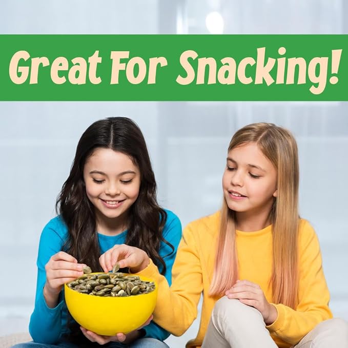 Sincerely Nuts Shelled Pepitas Pumpkin Seeds Salted (2 lb bag) | Delicious Nutrient Dense Low Carb Snack | High in Magnesium &amp Manganese Minerals |Gluten Free | Kosher |Great for Cooking