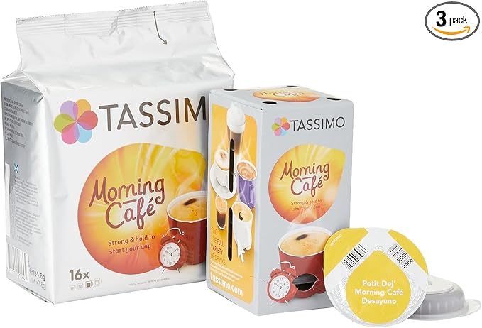 Tassimo Morning Cafe 48 T-Discs(3 Packs) New