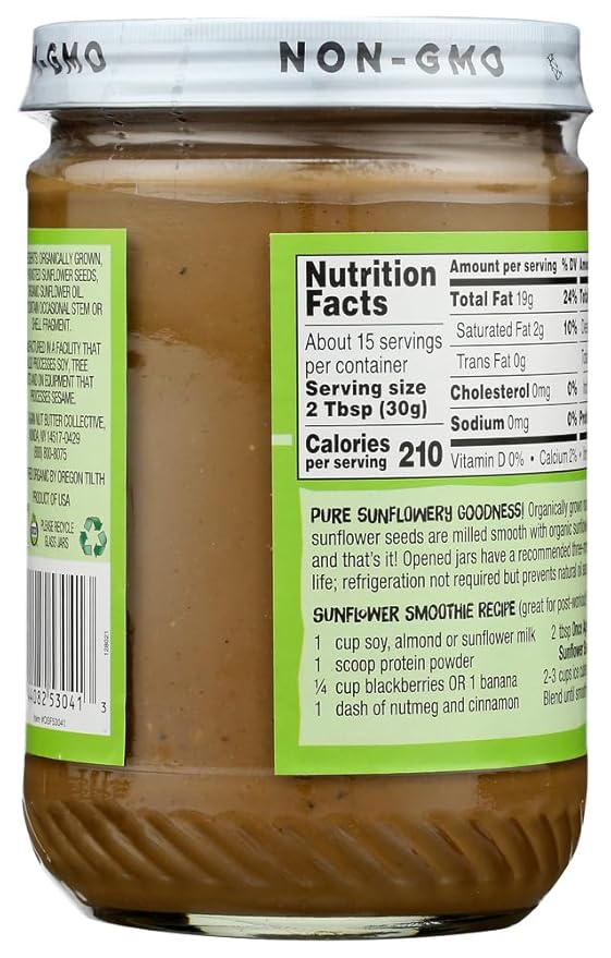 Once Again Sunflower Seed Butter (16 Oz) (Pack of 6) - Pack Of 6