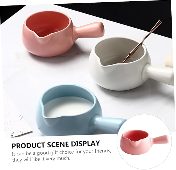 Alipis Revere Ware Inspired Pot Multipurpose Milk Pan for Noodles Soup Ceramic Soup Pot Easy Clean
