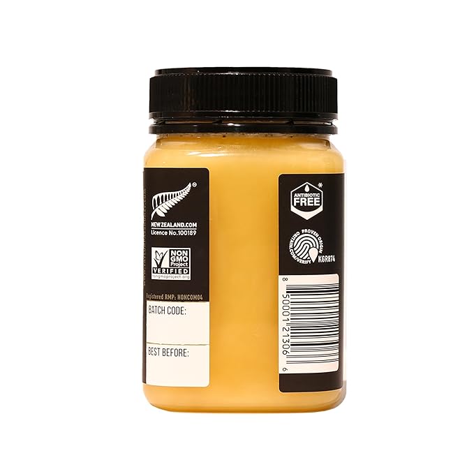 Taylor Pass Honey Co Creamed Clover Honey | Raw Creamed New Zealand Honey | Naturally Sweet &amp Velvety | Non-GMO Halal B Corp Certified | BPA-Free Jar | 1 lb 1.6 oz