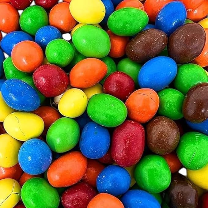 Klub Bulk Peanut MM-1.5 lbs Chocolate Coated Peanut Candy Dipped American Candy Bulk Pantry Party Size Resealable Wholesale Bag (24 Oz)