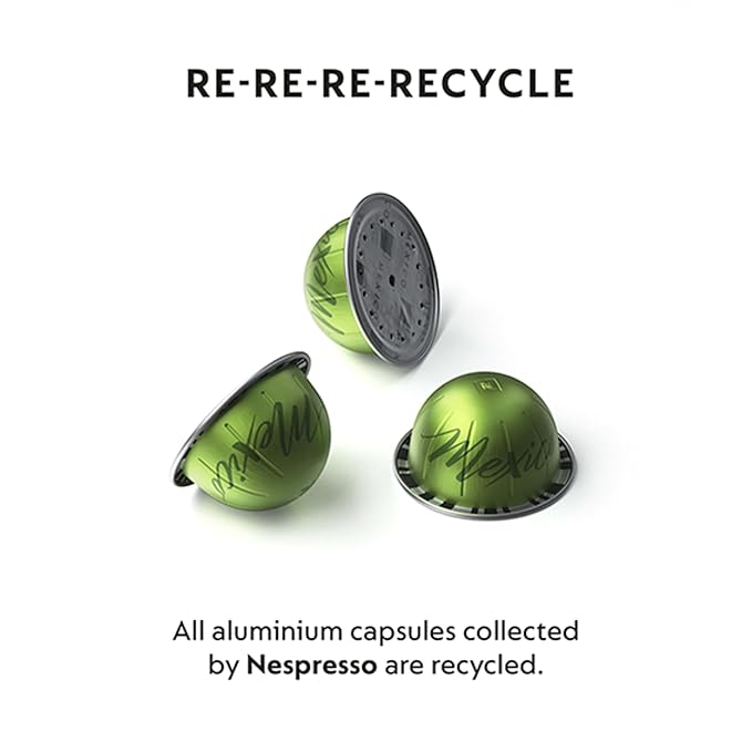 Nespresso Capsules Vertuo Golden Caramel Medium Roast Coffee 30 Count Coffee Pods Brews 7.8oz.