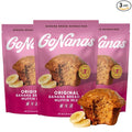 GoNanas Original Oat Flour Banana Bread Mix Suitable for Plant Based Vegan Diets Gluten Free Dairy Free Snacks Healthy Snacks For Adults Muffin Mix Nut Free Cupcakes Dessert NON-GMO 3pk