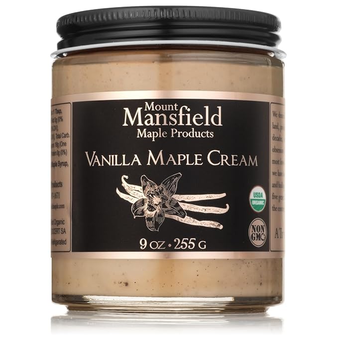 Mansfield Maple Vanilla Infused Vermont Maple Cream