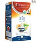 Davidson's Organics Earl Grey 25-count Tea Bags Pack of 6