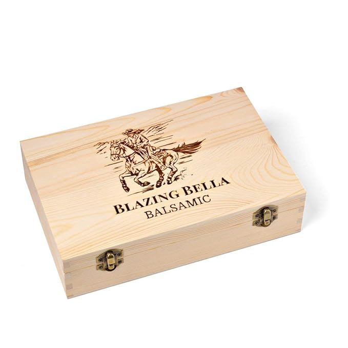 Blazing Bella Chef’s Set – Balsamic Vinegar and Olive Oil Set – Barrel-Aged Balsamic from Modena Italy &amp Cold-Pressed California Olive Oils – 5 Essential Flavors – 100ml Bottles