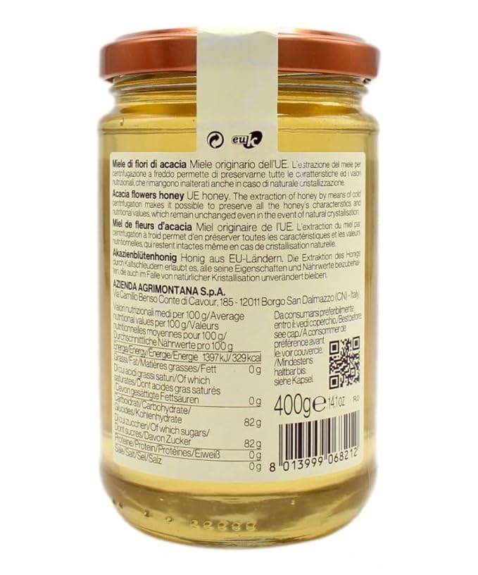 Acacia Flowers Honey 400 Grams / 14.10 Ounces