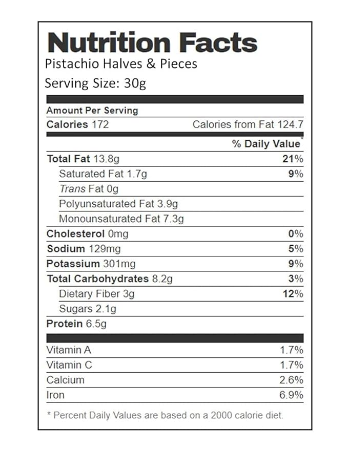 Aiva California Pistachios Halves and Pieces Pista Raw Unsalted (1 LB) – Bulk Pistachio Split Kernels Bulk Raw Pistachio Pieces Premium Nut Topping for Baking Cooking and Dubai Kunafa Chocolate