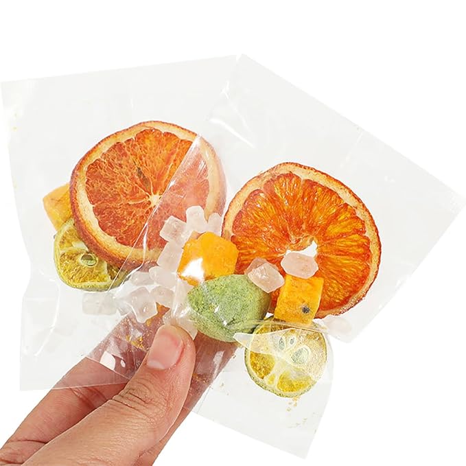 jweemax 20PCS Mixed Dried Fruit Set Original Dried Grapefruit Passion Fruit &amp Lime Kit for Holiday Birthday