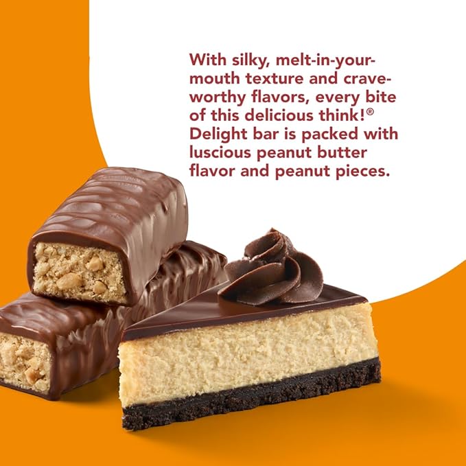 Generic Thi.nk! Bar Keto Chocolate Peanut Butter 7.05 oz (Pack of 6)