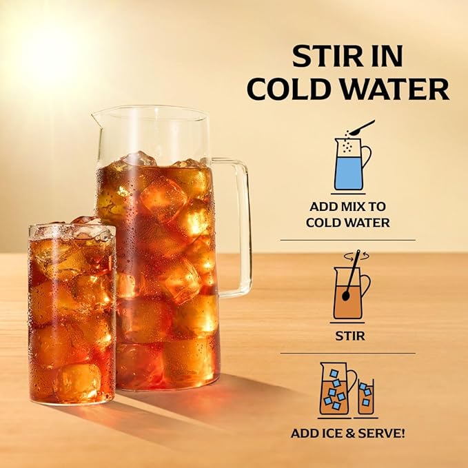 Lipton Southern Sweet Reduced Sugar Iced Tea Mix 28QT (Pack of 2)