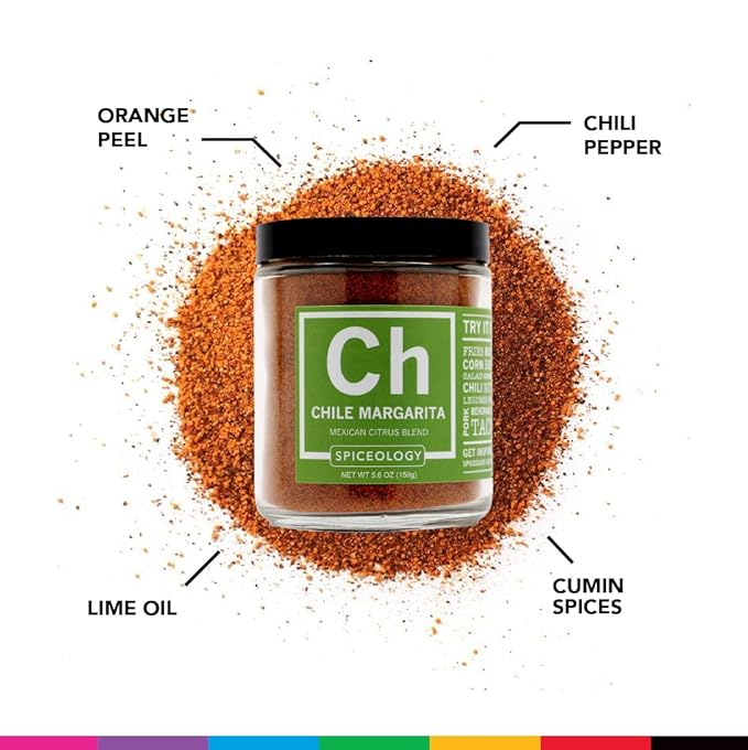 Spiceology – Latin Seasoning Bundle – Chile Margarita Raspberry Chipotle &amp Smoky Honey Habanero – Sweet Smoky &amp Citrusy Latin-Inspired Seasonings for Tacos BBQ Chicken Pork &amp More