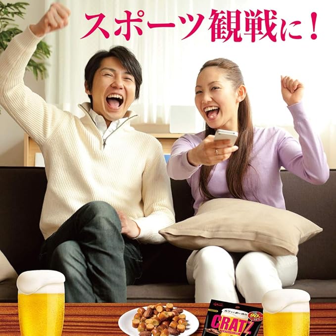 Ezaki Glico Kurattsu pepper bacon 42g ~ 10 pieces