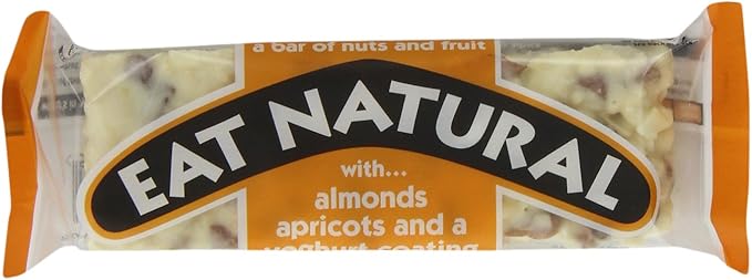 Eat Natural - Fruit &amp Nut Bar - Almond &amp Apricot - 50g (Case of 12)