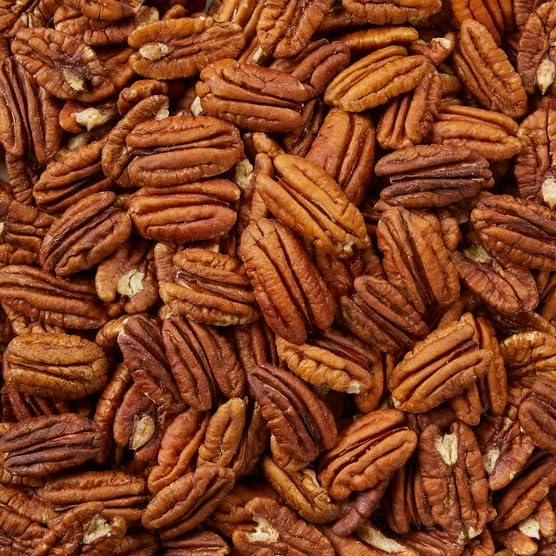 Premium Pecans Halves and Pieces – Fresh Pecan Halves Pecan Pieces &amp Chopped Pecans for Baking Cooking &amp Snacking 2 Lbs. With Mini Scooply Scoop