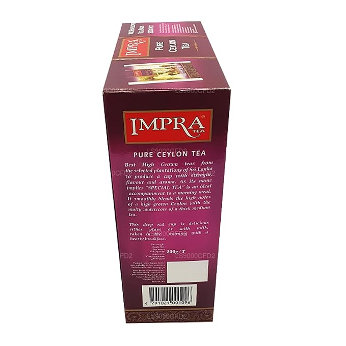Impra Pure Ceylon Tea Special Tea Double Chamber100 bags 200 G