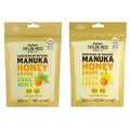 Taylor Pass Mānuka Honey Drops Bundle UMF™ 10+ Cool Mint &amp Zesty Lemon Lozenges | Natural Soothing On-The-Go | 2 Packs 22 Drops Each | Made in New Zealand