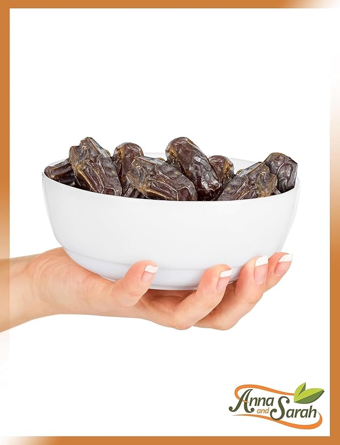 Anna and Sarah 5 Lbs Organic Medjool Dates No Sugar Added Natural Dried Dates in Resealable Bag 80 Oz