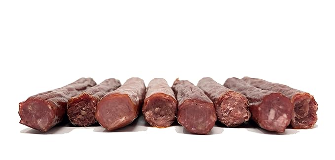 PEARSON RANCH Bison Stick Pack of 12 Bison Meat Stick Low-Carb Gluten-Free MSG-Free High-Protein Paleo and Keto Friendly Jerky Sticks Wild Game Meat Snacks
