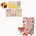 Juju-Oops Freeze-Dried Fruit Snack Bundle – 12-Pack Mixed Fruit &amp 8oz Whole Strawberries | 100% Natural Vegan No Sugar Added | Perfect for Camping Gifts &amp Healthy Snacking