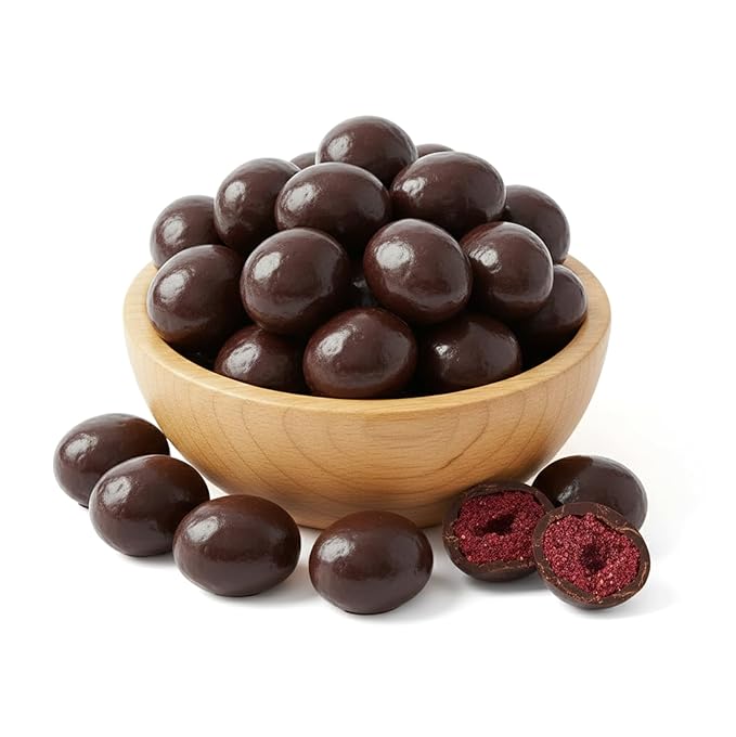 NY Spice Shop Dark Chocolate Covered Strawberries - 3 Pound Bulk Sweet Chocolate Strawberry Snacks - Chocolates Treats for Festive Parties Celebration Tables &amp Strawberry Lovers