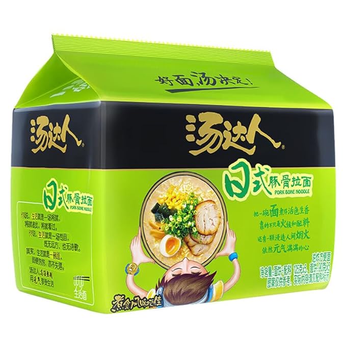 Chinese food Instant noodles 统一 方便面 汤达人 方便面 五连包 125g*5袋装