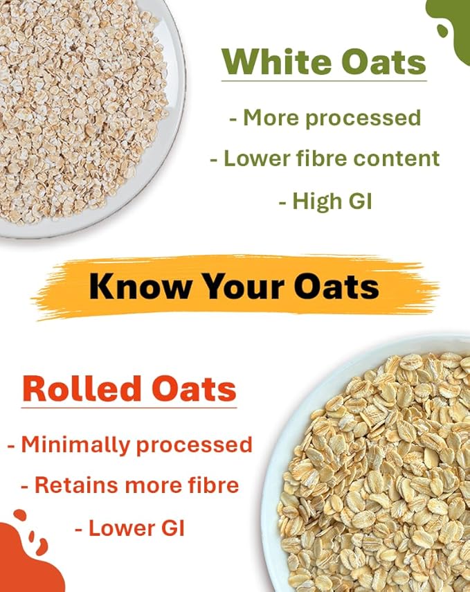 True Elements Rolled Oats 1.2kg - Oats Breakfast Healthy Food 100% Wholegrain
