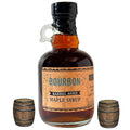 WOOD'S Vermont Bourbon Barrel Aged Maple Syrup – Premium Maple Syrup with Rich Flavor &amp Subtle Bourbon Notes – Ideal for Pancakes Desserts and Cocktails – 8.45 oz