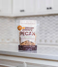The Pecan Pantry - 1 lb Premium Praline Pecan Halves - U.S.A. Grown - Resealable Bag - Perfect for Baking Snacking and Cooking
