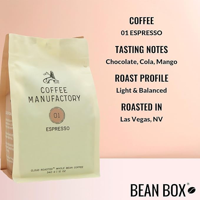 Bean Box Sampler - Roasted by Manufactory 3-Pack Whole Bean Coffee Gourmet Coffee