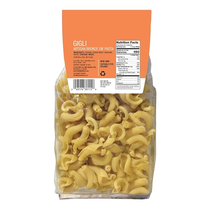 Sanremo Organic Gigli Specialty Pasta (Pack of 12)