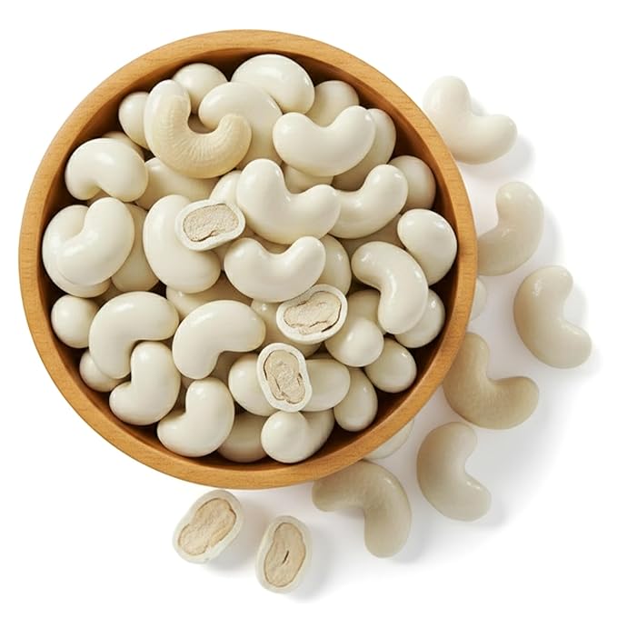 NY Spice Shop White Chocolate Covered Cashews - 3 Pound Candy Coated Cashew - Trail Mix White Chocolate Sweet Nut Snacks - Healthy Cashews Snacks for &amp Candy Buffet