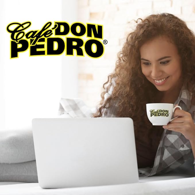 Cafe Don Pedro Decaf American Roast Naturally Low Acid Coffee Medium Roast Stone Ground Coffee Stomach Friendly Prevents Acid Reflux Decaffeinated (12 Cans)