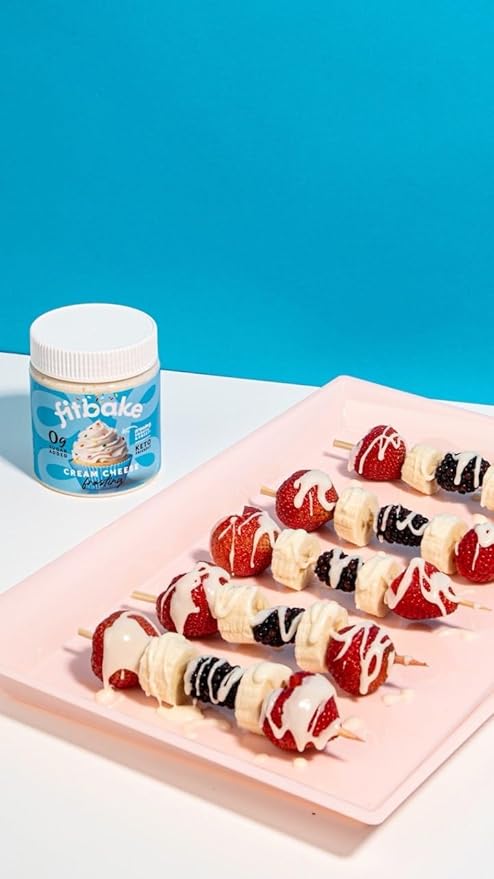 FitBake Chocolate Cake Baking Mix and Cream Cheese Frosting Bundle | 0g to 2g Net Carbs Per Serving | Keto Friendly Low Carb Food | Gluten Free Desserts | No Added Sugar