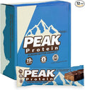 PEAK PROTEIN BARS Grass-Fed Whey 20G Protein Gluten Free Almond Butter 2.2 oz (Pack of 12)