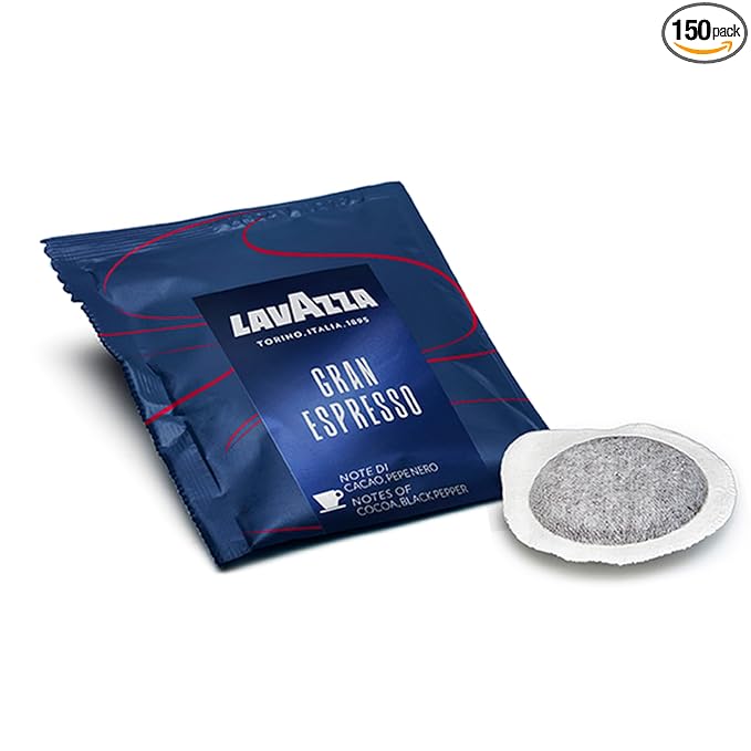 Lavazza Gran Espresso Single-Serve Coffee Pods Dark Espresso Roast Pack of 150