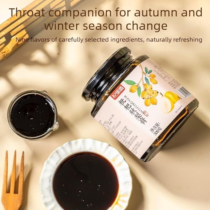 Loquat &amp Autumn Pear Syrup Natural Loquat &amp Pear Syrup - No Added Sugar Pure Fruit Concentrat No Preservatives Concentrated Paste for Daily Use