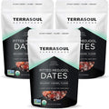 Terrasoul Superfoods Organic Pitted Medjool Dates 4.5 Lbs (Pack of 3) - Pits Removed | Soft Chewy Texture | Sweet Caramel Taste