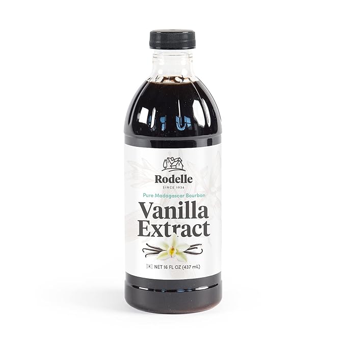 Rodelle Pure Madagascar Bourbon Vanilla Extract Gluten Free Made in USA 16 Ounce