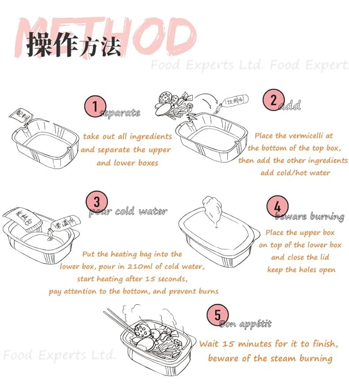 Moxiaoxian Asian Hotpot 3 Boxes Self Heating Hot Pot no Electric Spicy Ramen noodle (Spicy Veggie box of 3)