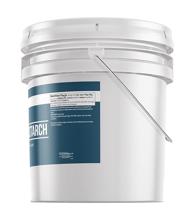 Earthborn Elements Corn Starch (3.5 Gallon) Thickener For Sauces Soup &amp Gravy