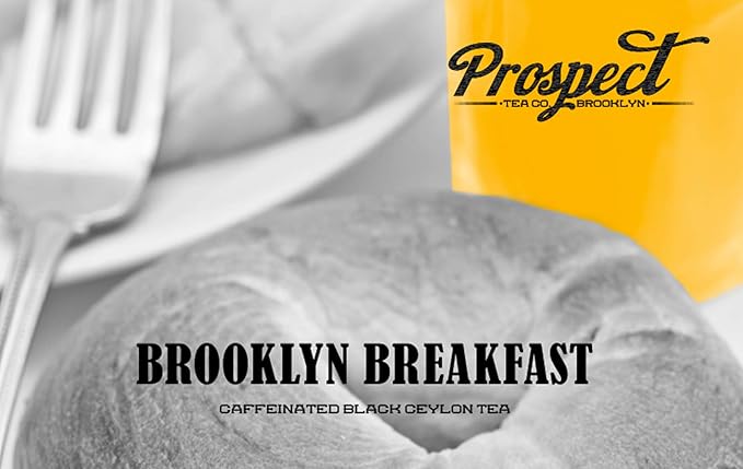 Prospect Tea Co. Black Ceylon Tea Pods Compatible with K Cup Brewers Including 2.0 Brooklyn breakfast 40 count