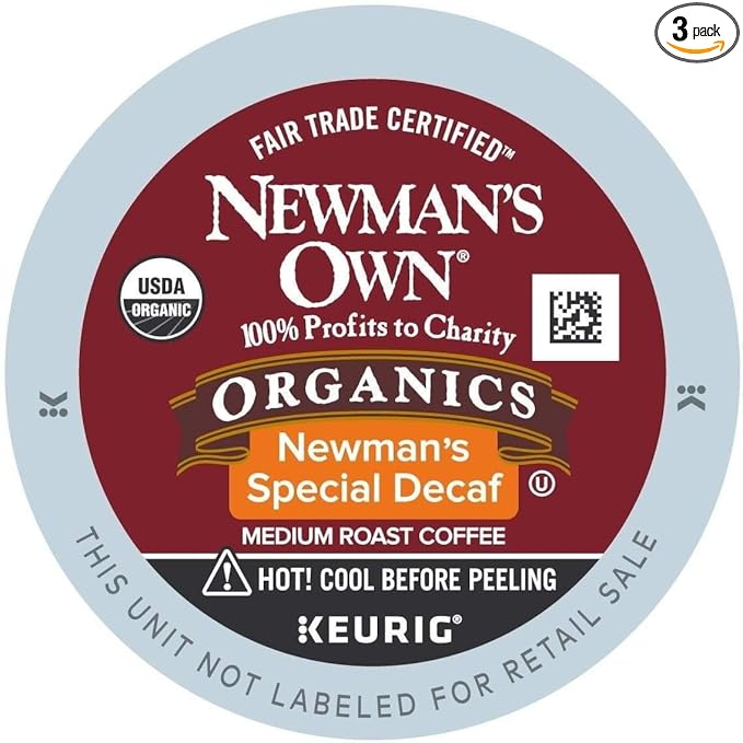 Newman's Own Special Decaf Coffee for Keurig Brewers 24 K-Cups (3 Pack)