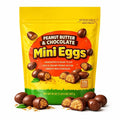 Peanut Butter Mini Eggs Easter Chocolate Candy Bag | Bite Size Egg Shaped Treat 20 oz Bag Easter Hunt Basket Stuffer Egg Filler Party Favor Gift
