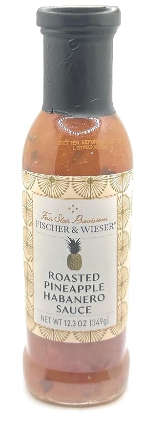 Four Star Provisions Fischer &amp Wieser - Sauces Spreads Jellies Jams &amp Dips (Roasted Pineapple Habanero Sauce 12.3oz)