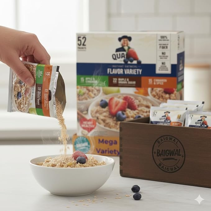 Instant Oatmeal Variety Pack 1.51 Ounces 52 Count
