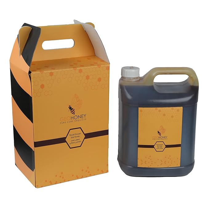 GeoHoney Pure Sidr Doany Honey Authentic Yemeni Natural Sweetener 15.4 lb Bulk Container