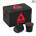 Danger Coffee by Dave Asprey Remineralized Mold Free &amp Lab Tested Compostable Pods | Dark Roast 12 Pods