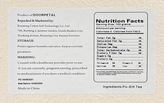 Pu-Erh Tea Pu'er Raw 357g/CakeRaw Pu Eth Tea Cake .Yunnan Pu'er tea (老班章)